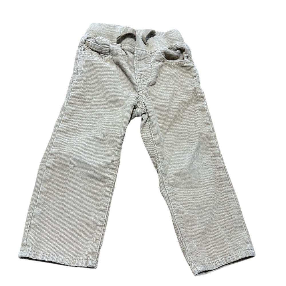 Baby Gap Original Straight Corduroy Pants Tan Khaki Toddler 2Y
